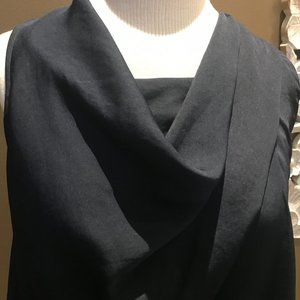 Ann Taylor Cowl Neck Halter Shell with Back Zip